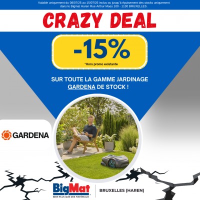 Crazy Deal 23 - ÉDITION JARDINAGE GARDENA