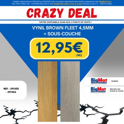 CRAZY DEAL 32 SOL – VINYL BROWN FLEET